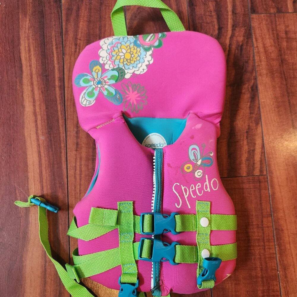 Speedo Infant kids Neoprene personal floatation device lifevest Life Jacket 30lb